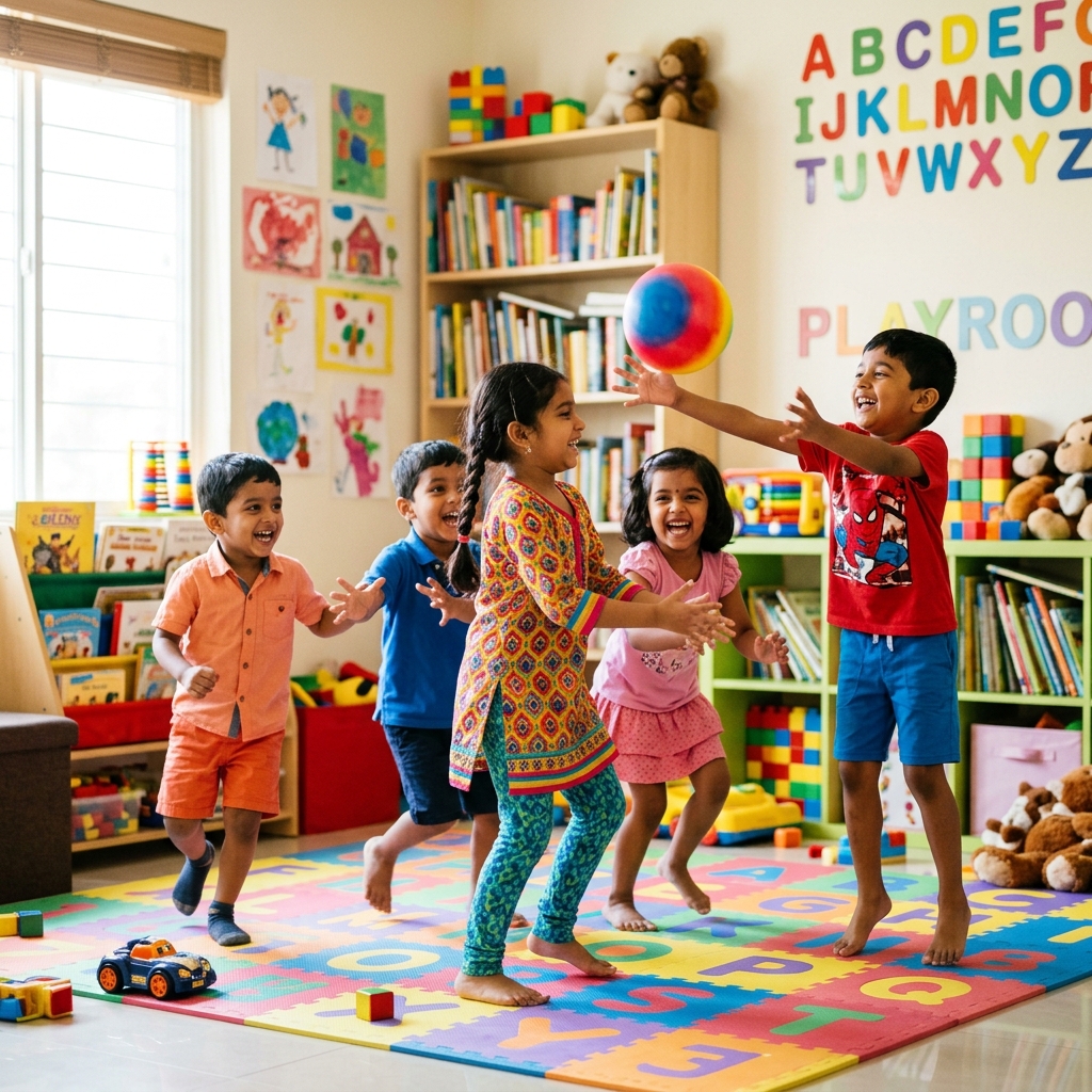 Kids playing